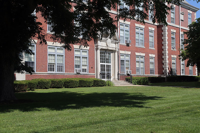 A photo of MacMurray Hall.